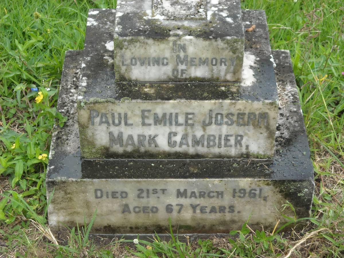 GAMBIER Paul Emile Joseph Mark -1961