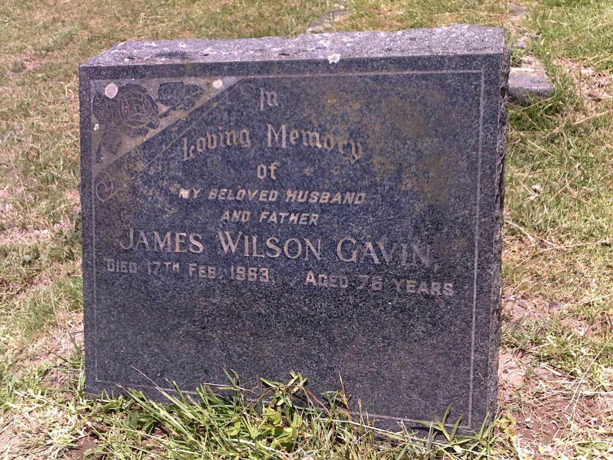GAVIN James Wilson -1963