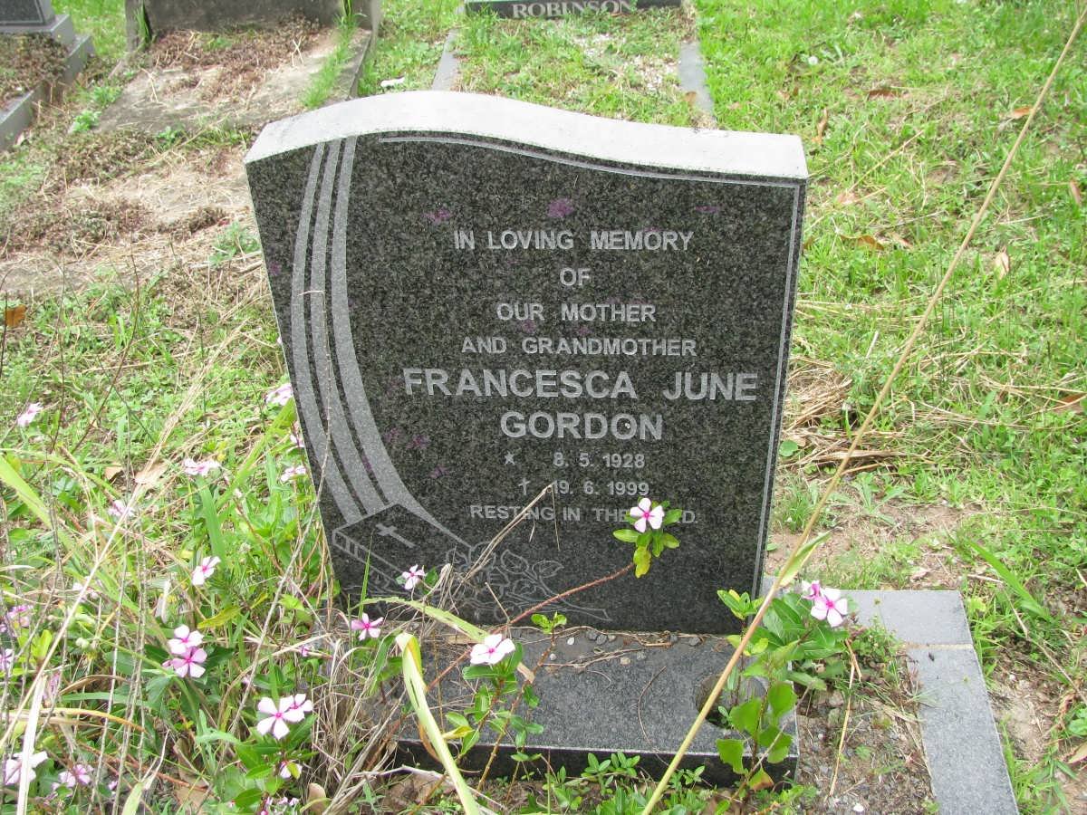 GORDON Francesca Jane 1928-1999