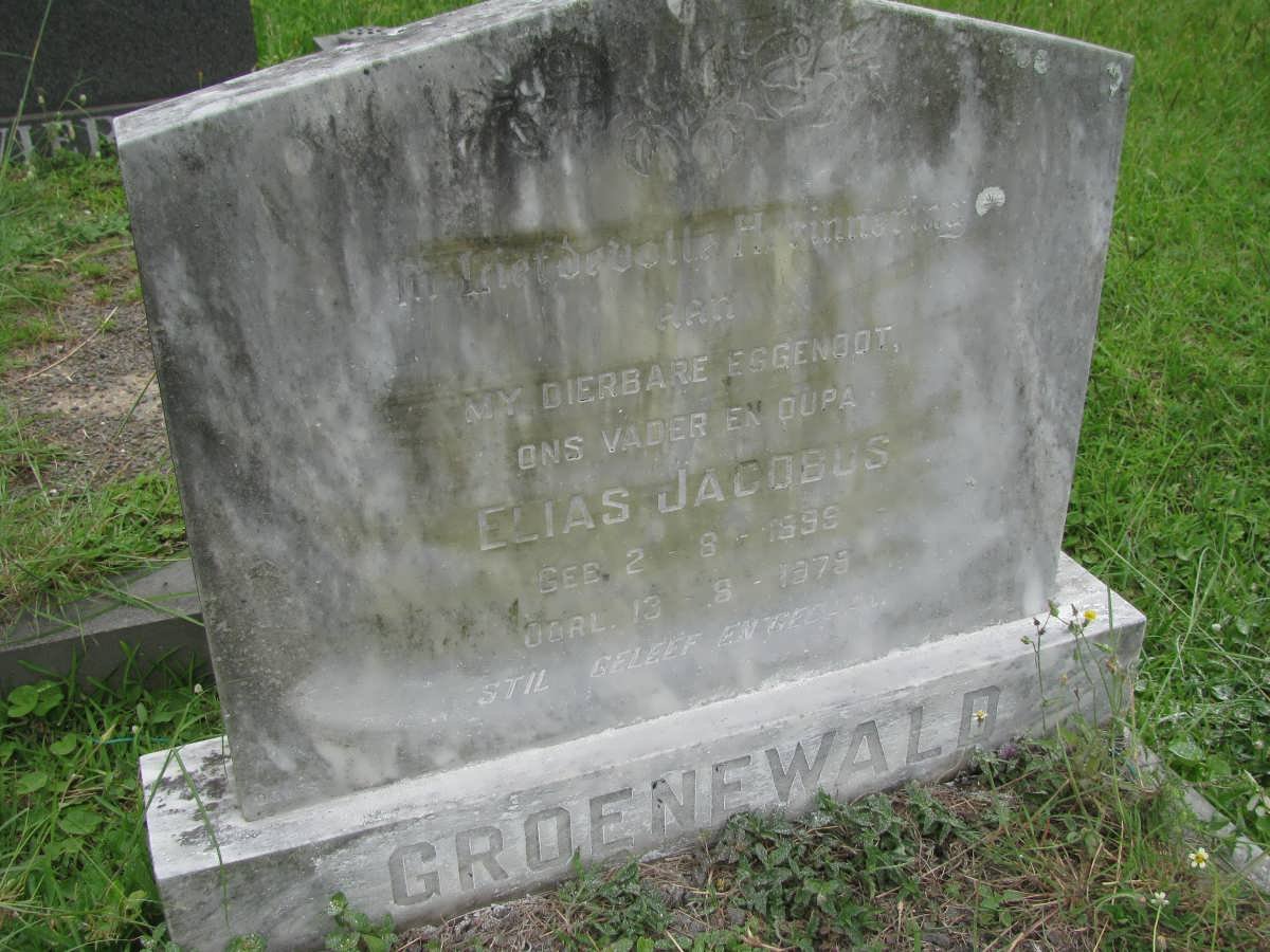 GROENEWALD Elias Jacobus 1899-1979
