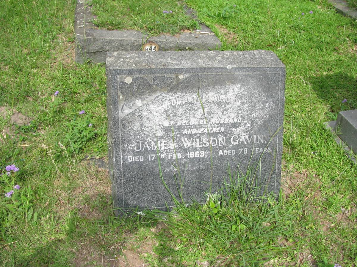 GAVIN James Wilson -1963