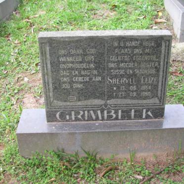 GRIMBEEK Sheryll Elize 1964-1990