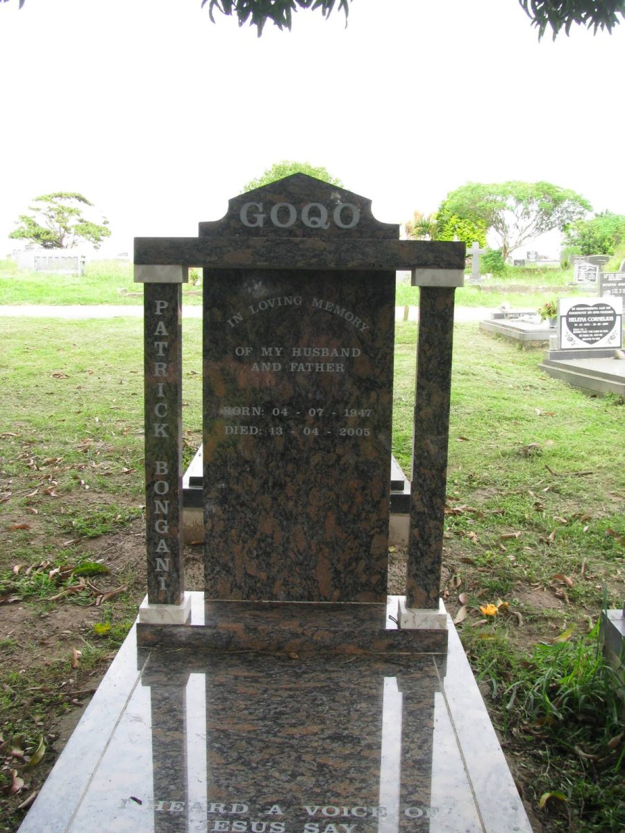 GOQO Patrick Bongani 1947-2005