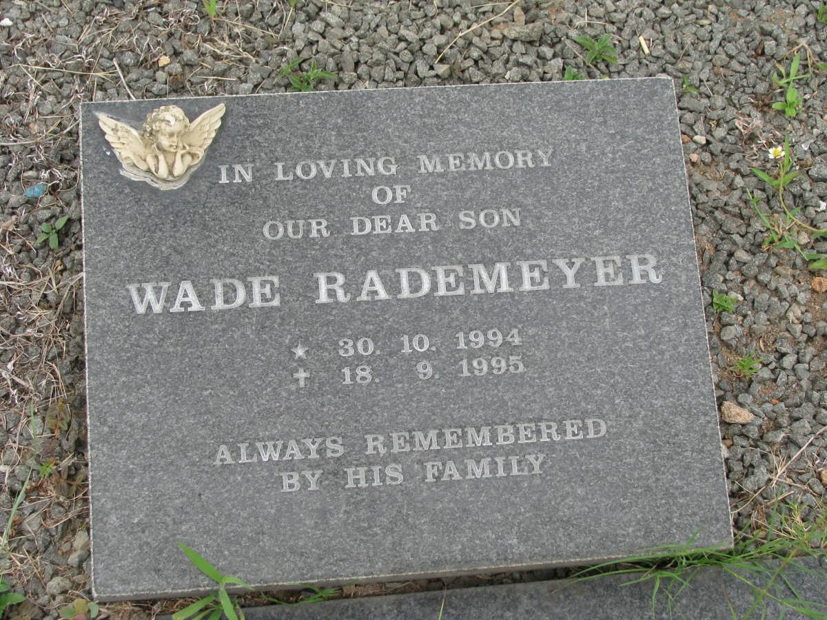 RADEMEYER Wade 1994-1995