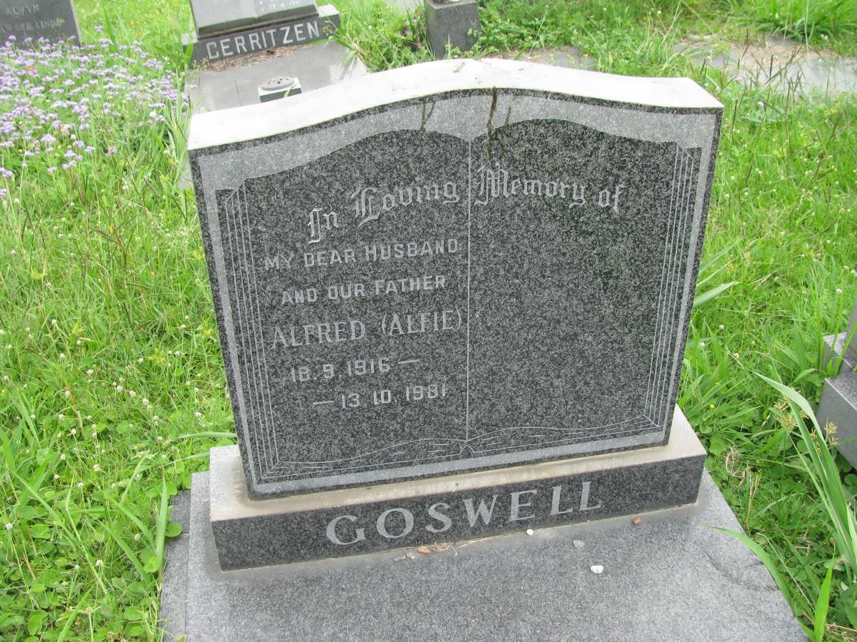GOSWELL Alfred 1916-1981