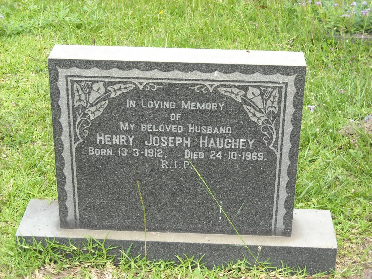 HAUGHEY Henry Joseph 1912-1969