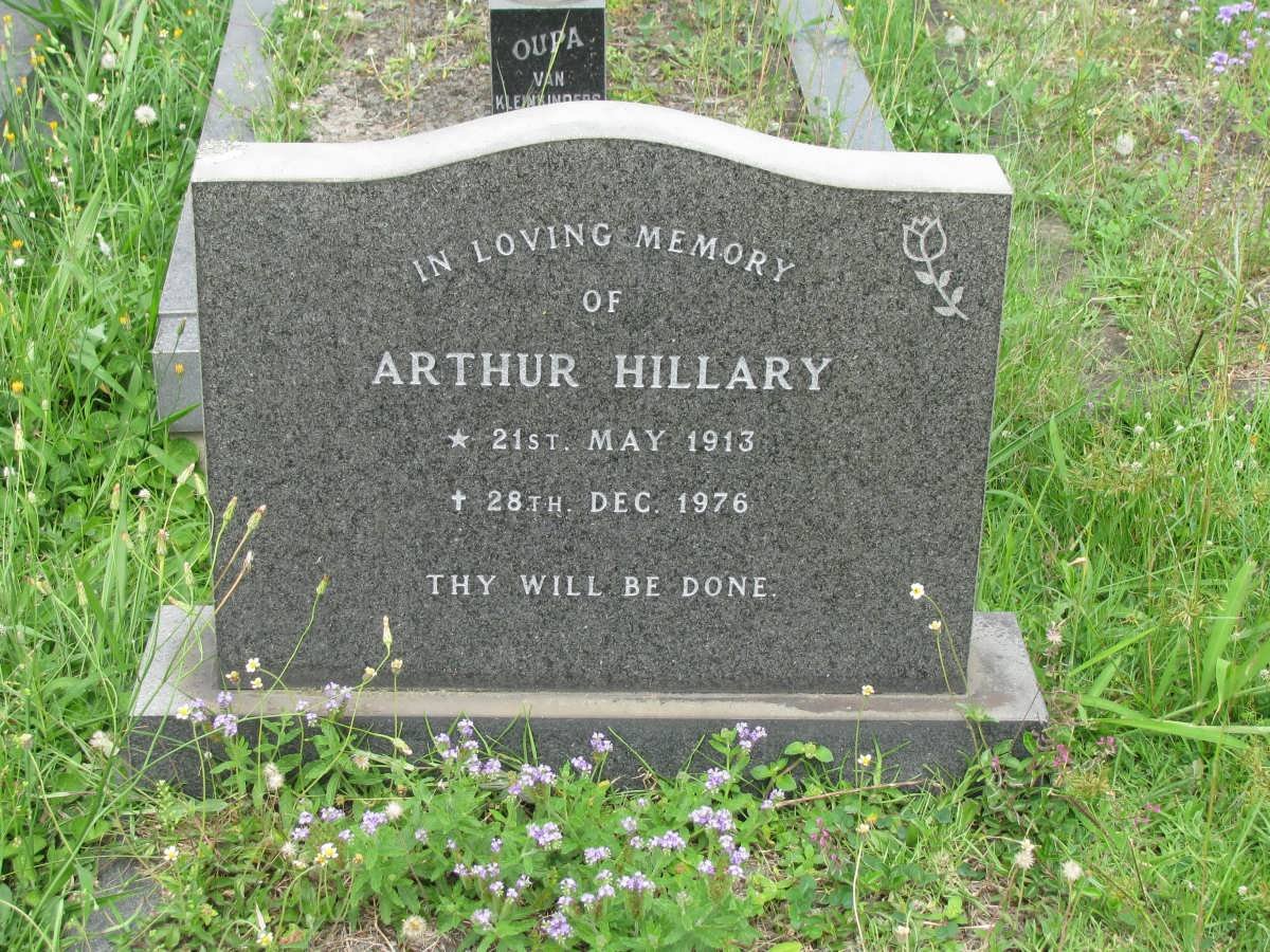 HILLARY Arthur 1913-1976