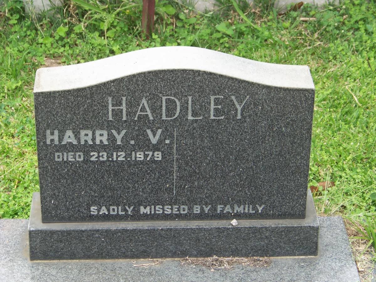 HADLEY Harry V. -1979