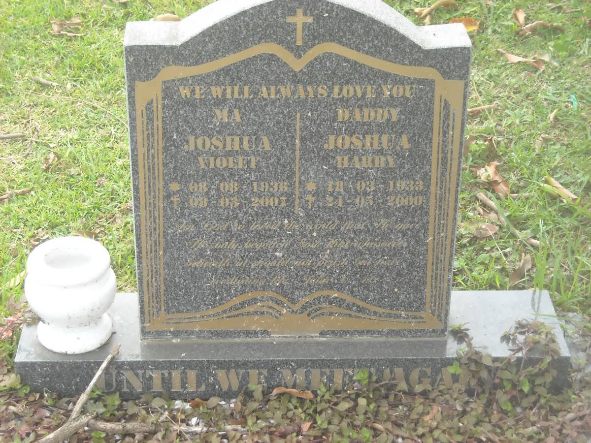 JOSHUA Harry 1933-2000 &amp; Violet 1936-2001