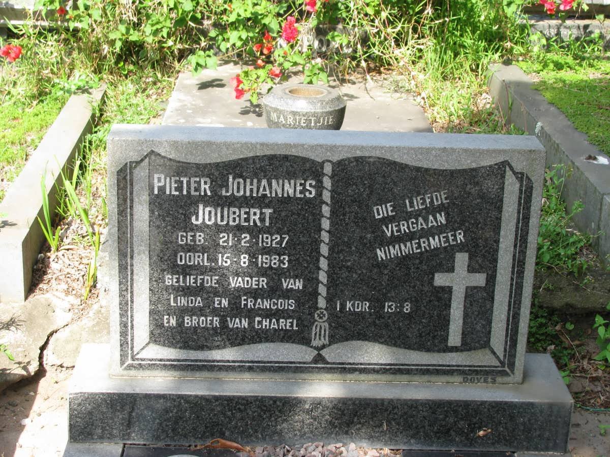 JOUBERT Pieter Johannes 1927-1983