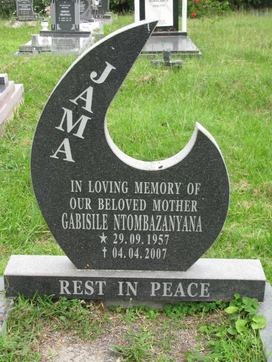 JAMA Gabisile Ntombazanyana 1957-2007