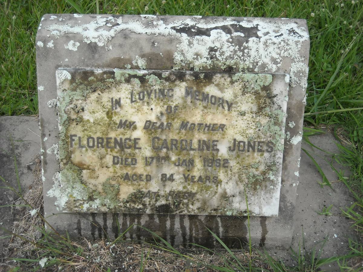JONES Florence Caroline -1982