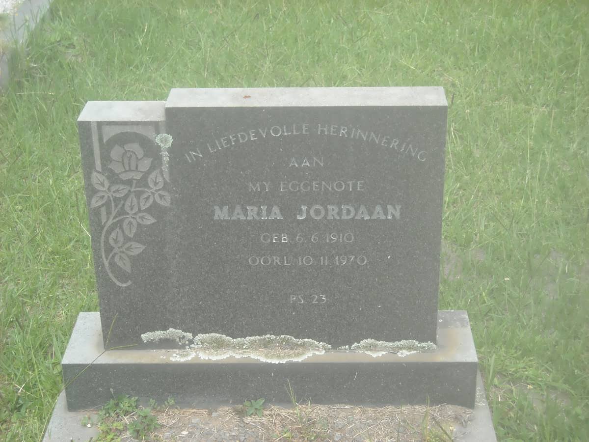 JORDAAN Maria 1910-1970
