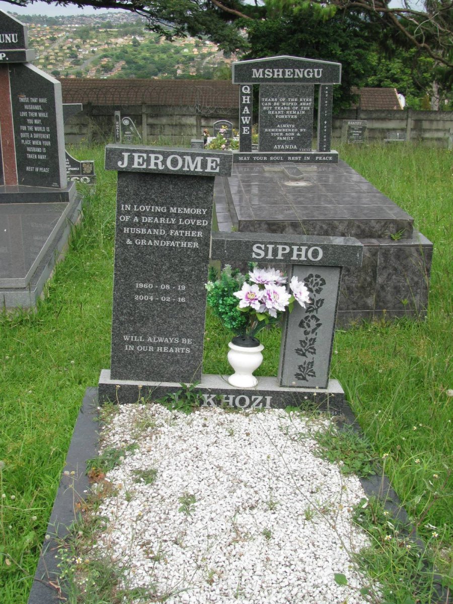 KHOZI Jerone Sipho 1960-2004