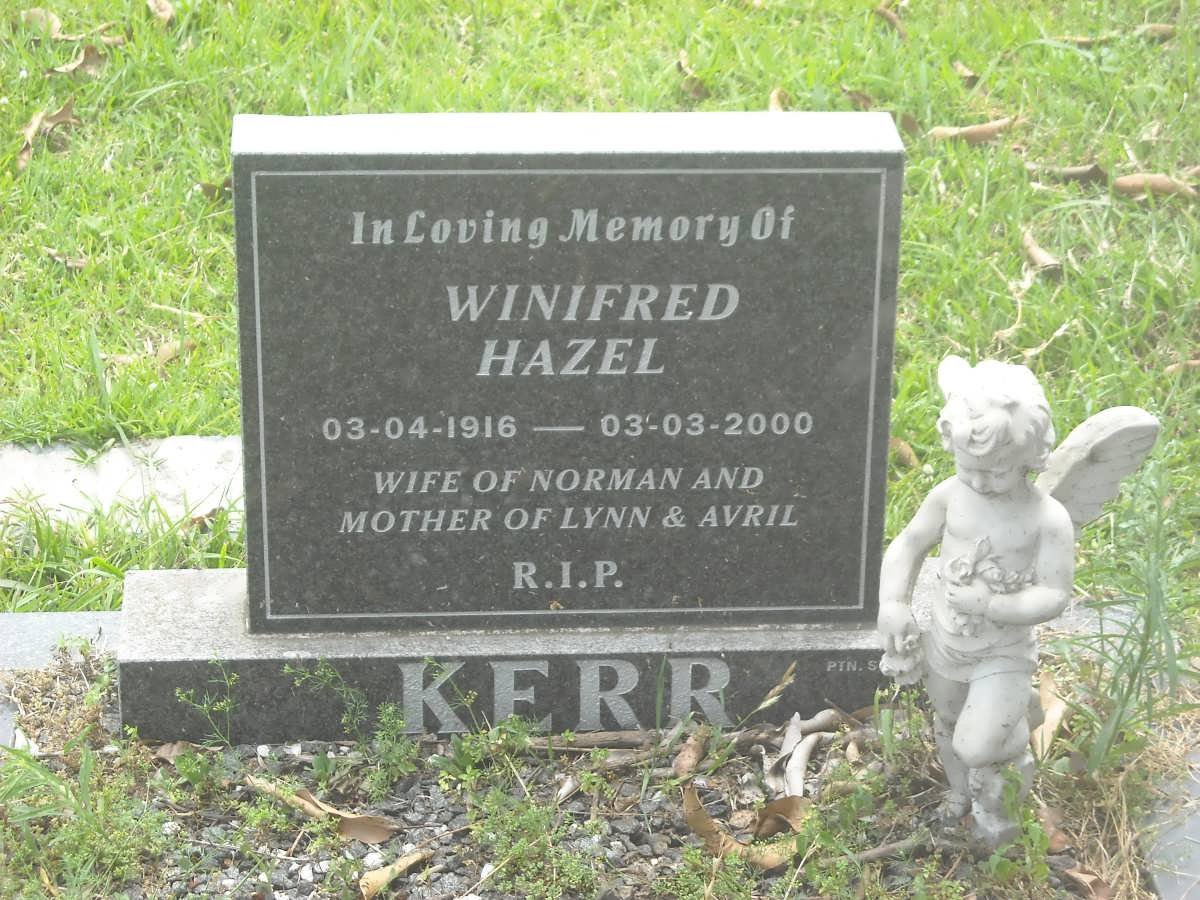 KERR Winifred Hazel 1916-2000