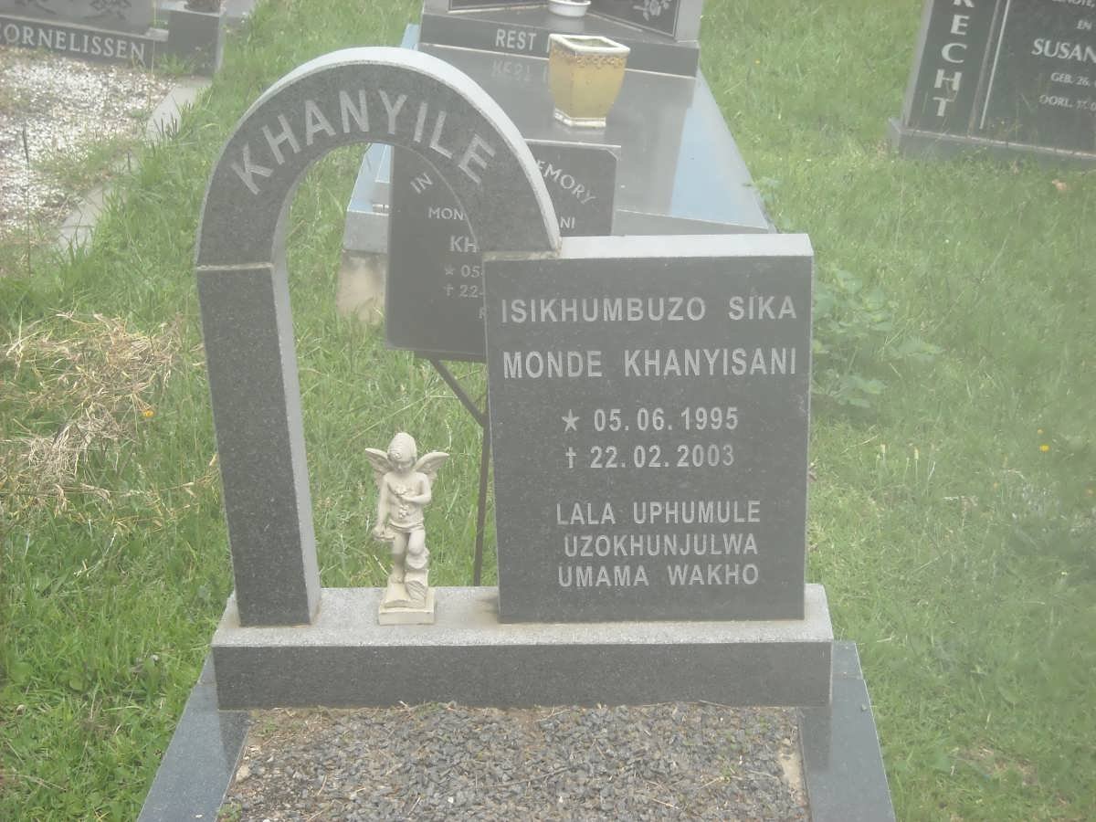 KHANYILE Isikhumbuzo Sika 1995-2003