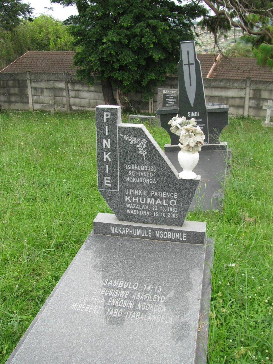 KHUMALO Upinkie Patience 1962-2003