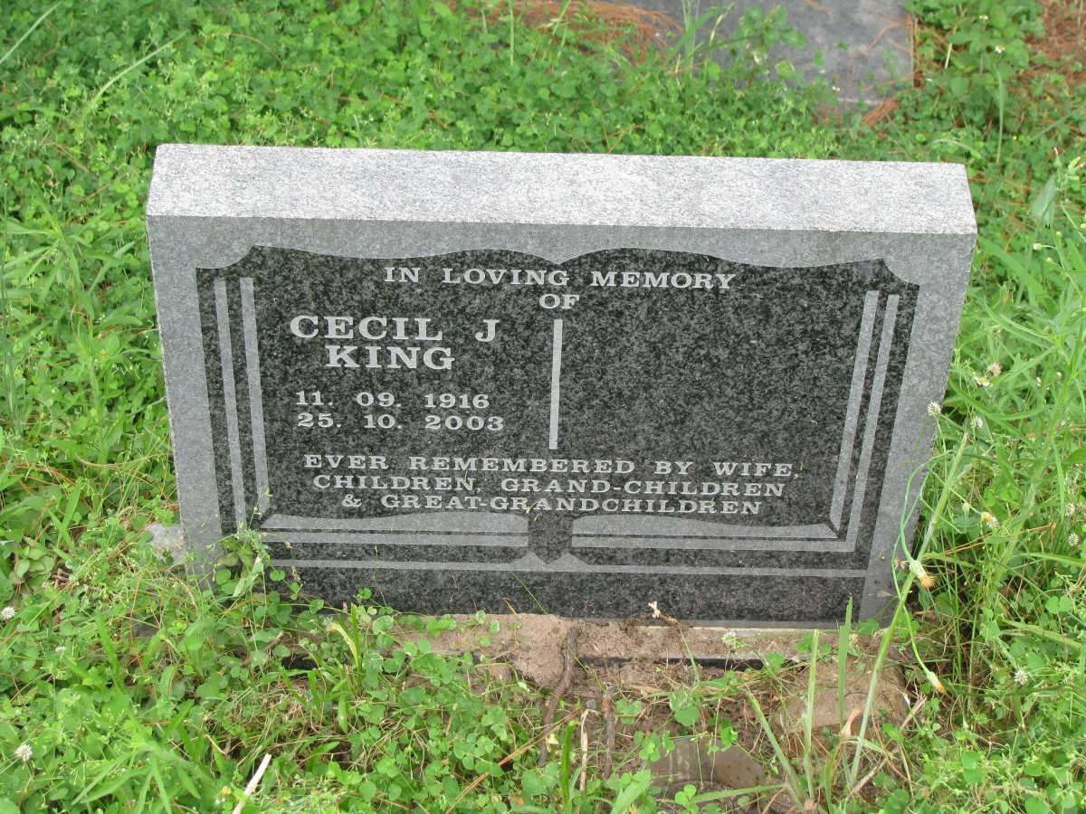 KING Cecil J. 1916-2003