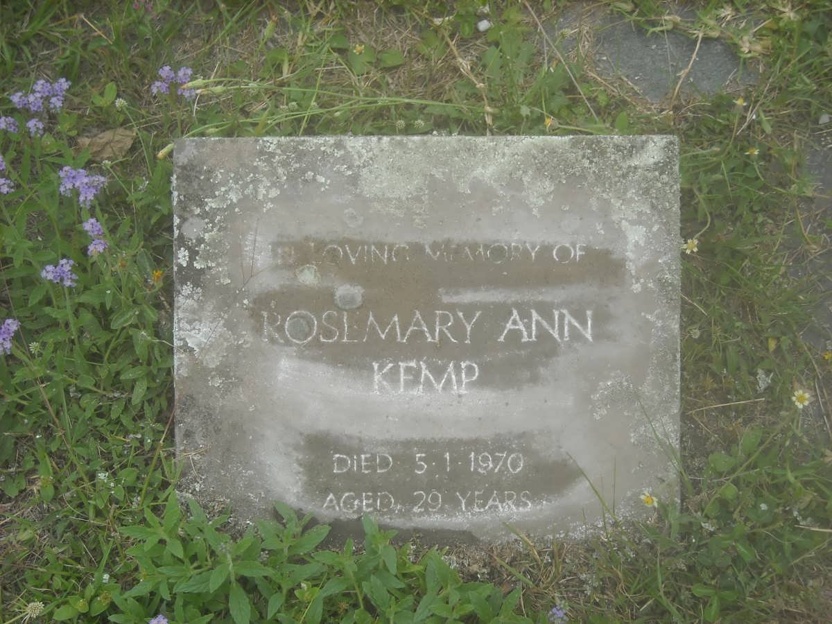 KEMP Rosemary Ann -1970