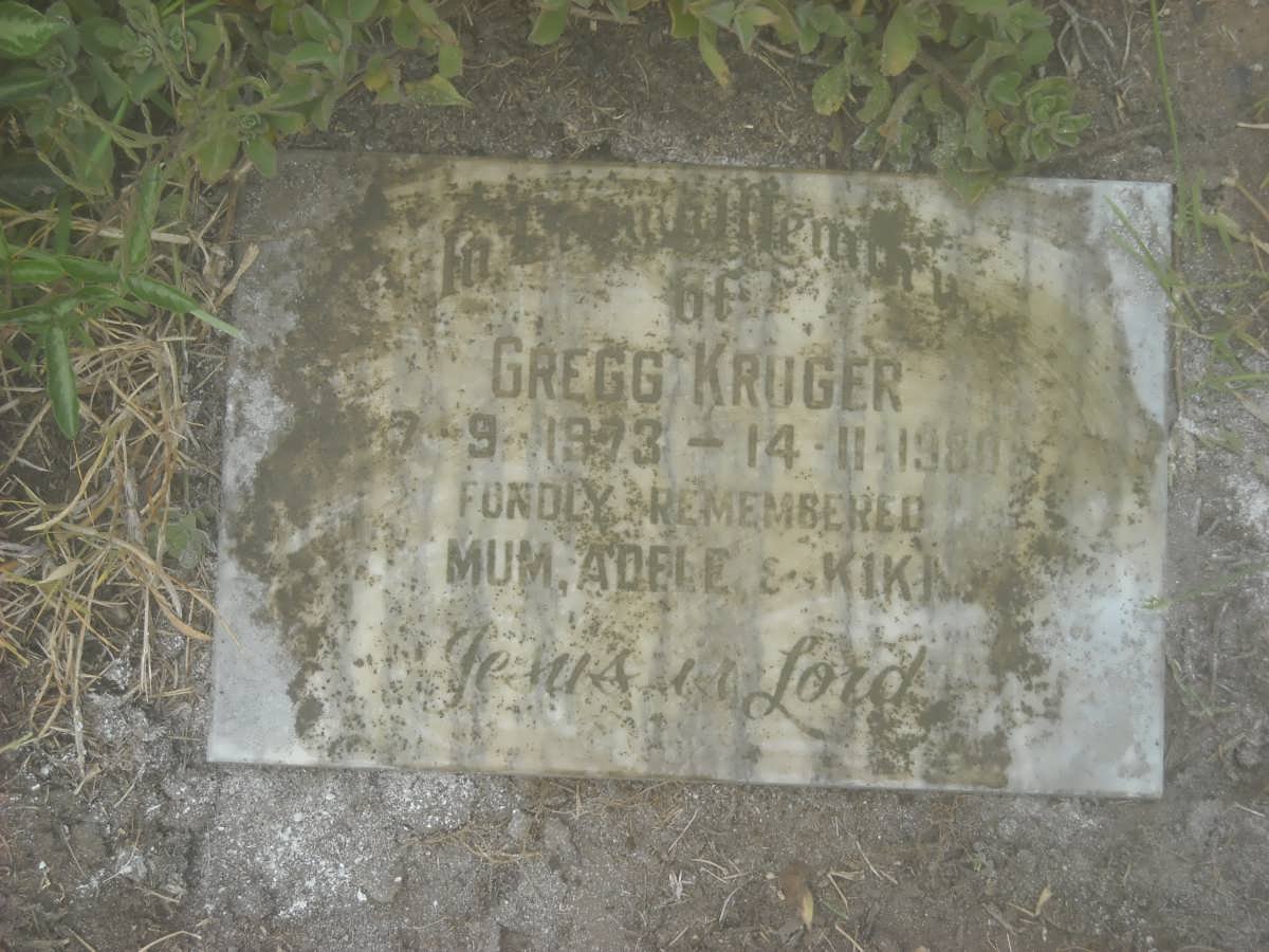 KRUGER Gregg 1973-1980