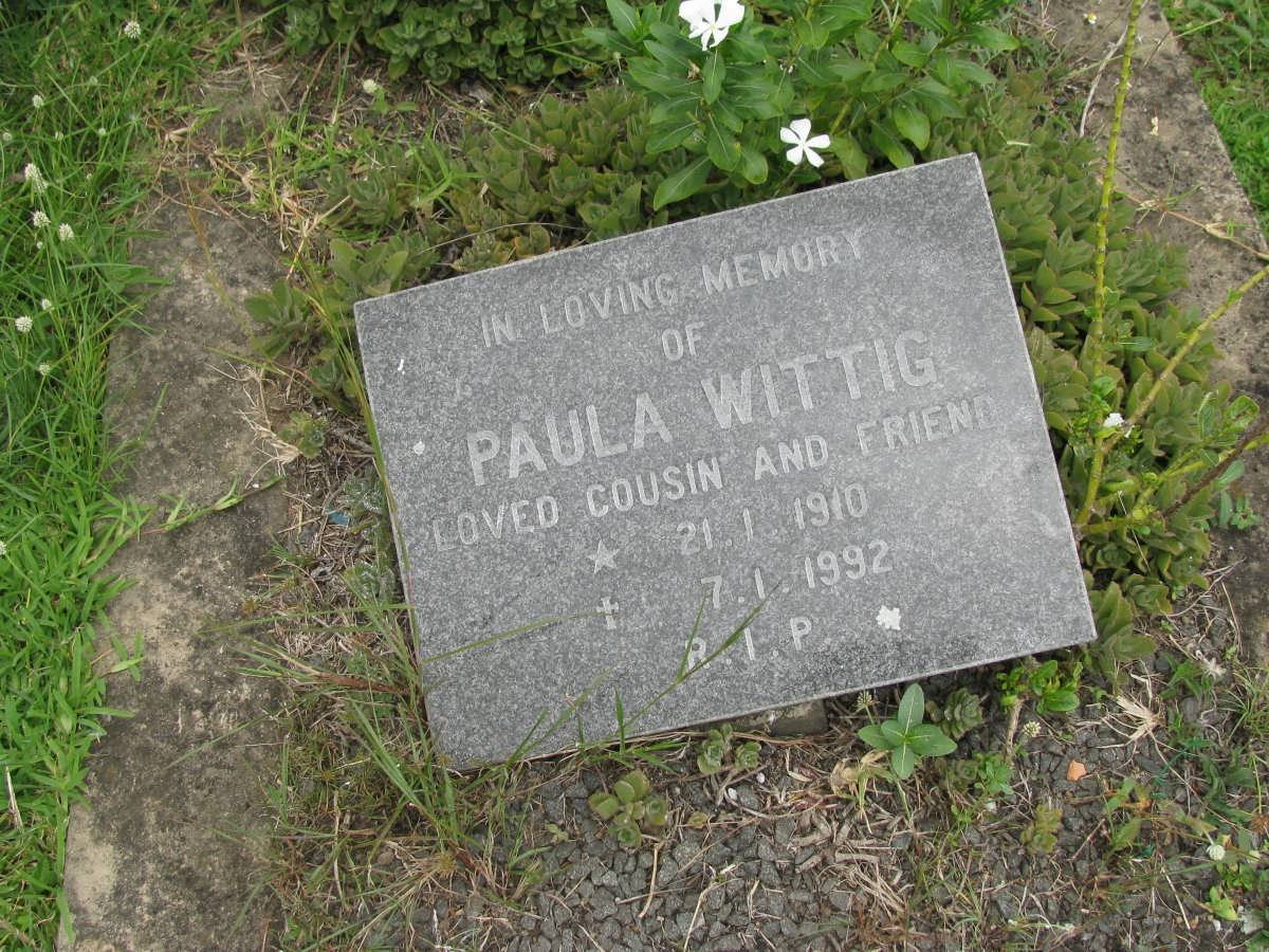 WITTIG Paula 1910-1992