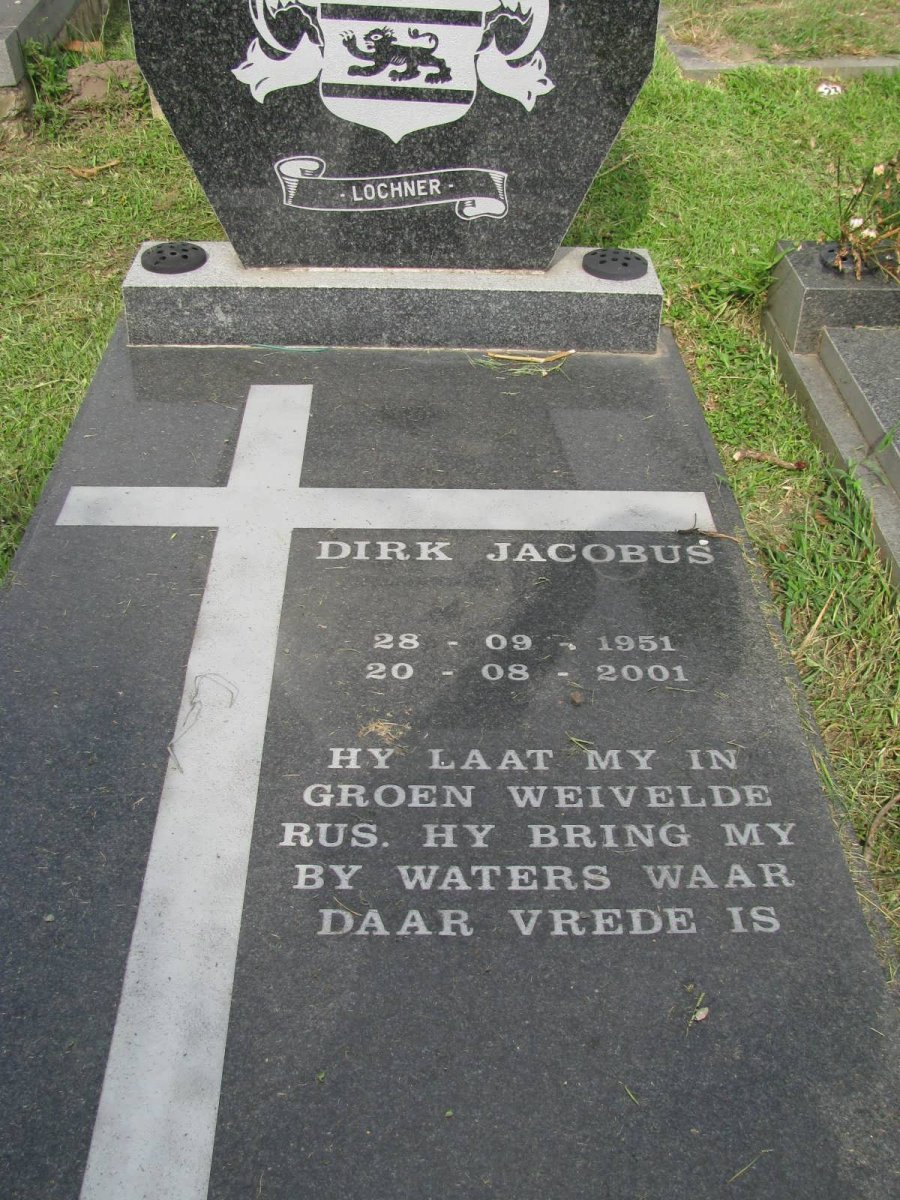 LOCHNER Dirk Jacobus 1951-2001