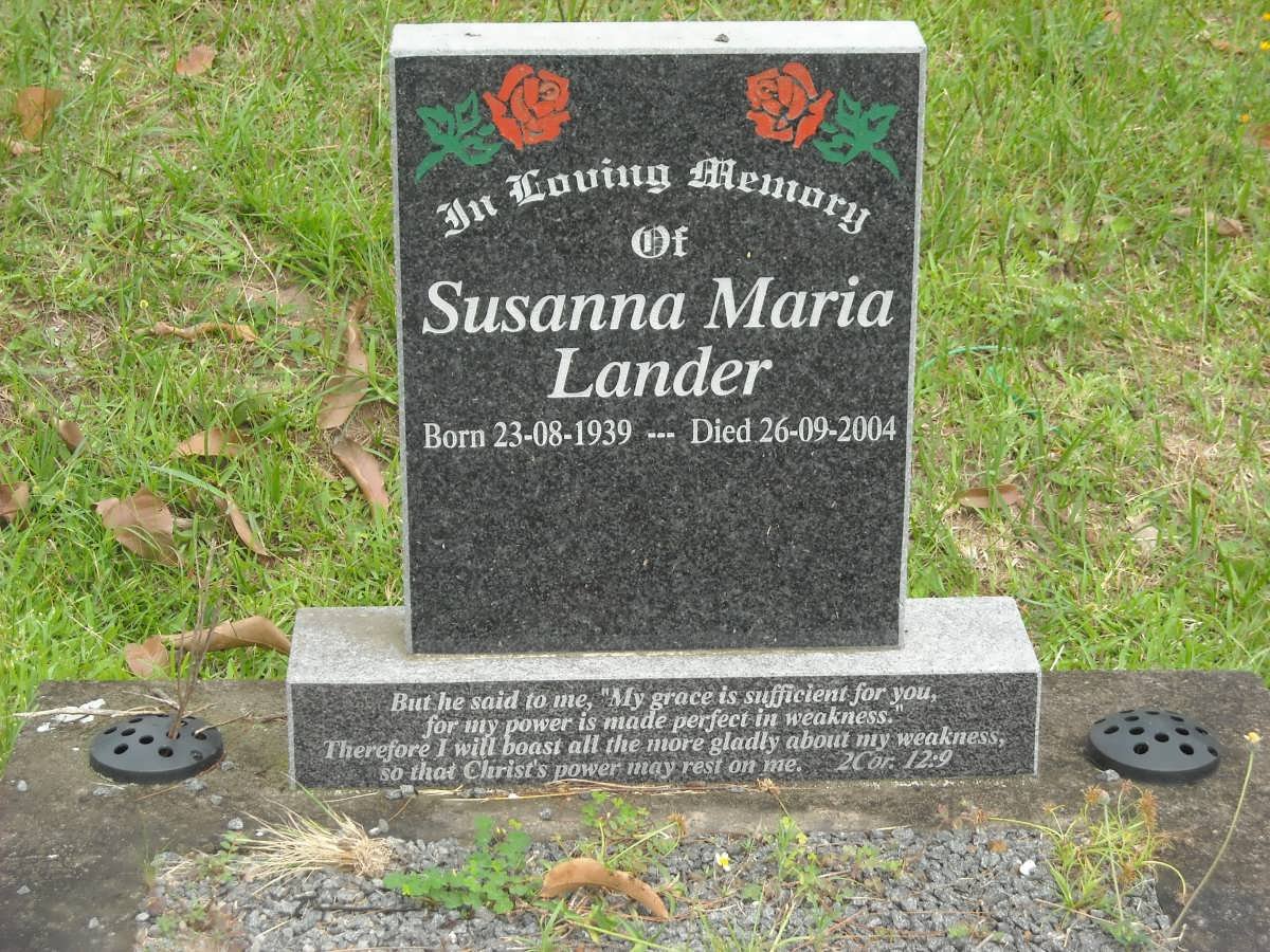 LANDER Susanna Maria 1939-2004