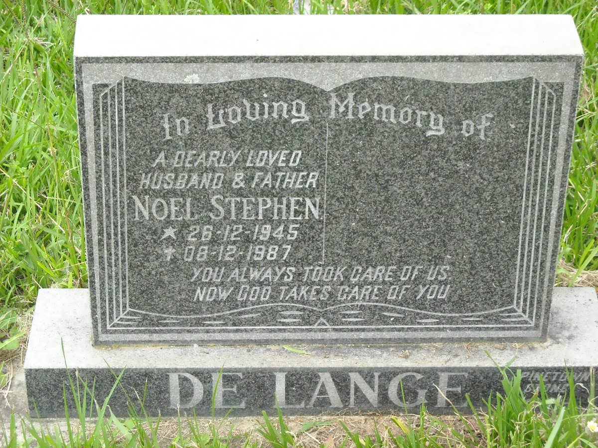 LANGE Noel Stephen, de 1945-1987