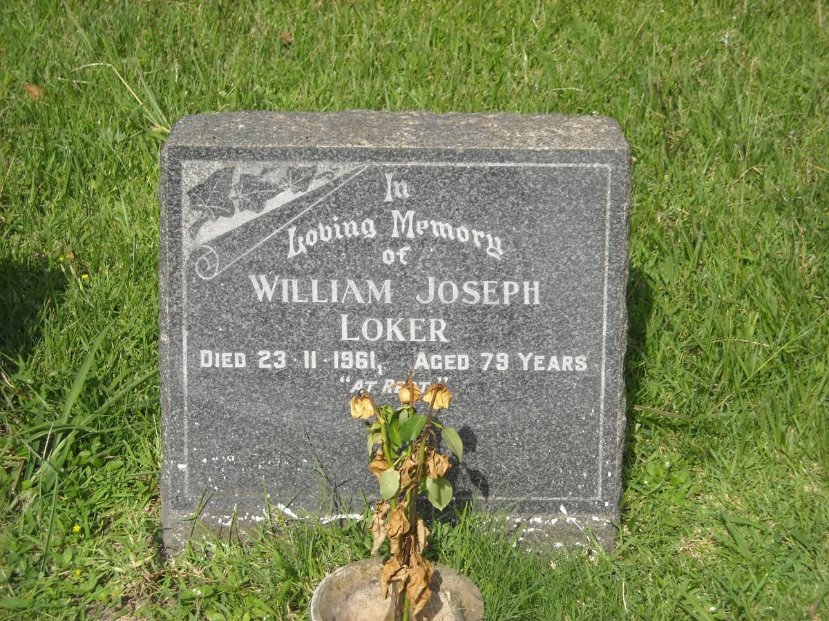 LOKER William Joseph -1961