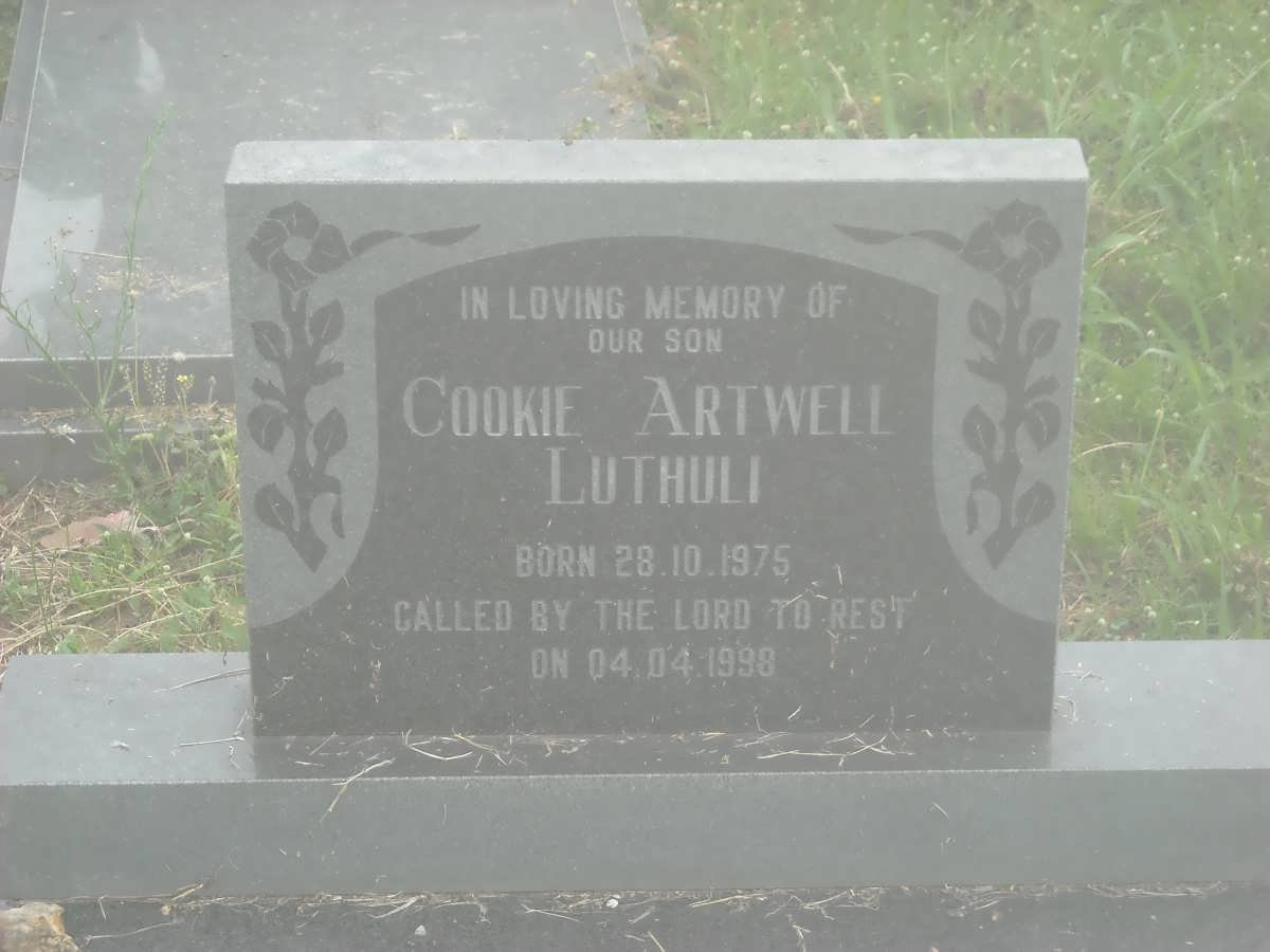 LUTHULI Cookie Artwell 1975-1998