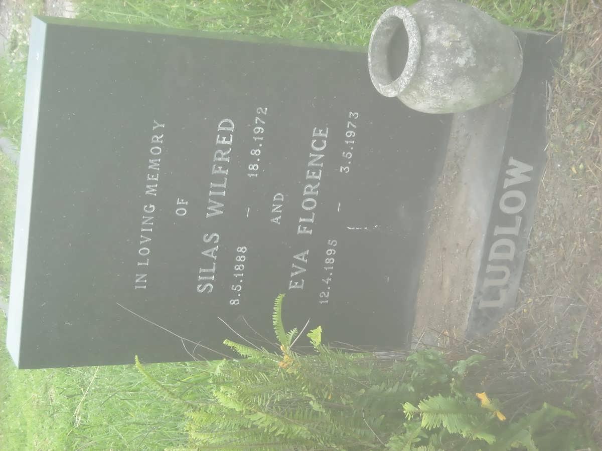 LUDLOW Silas Wilfred 1888-1972 &amp; Eva Florence 1895-1973
