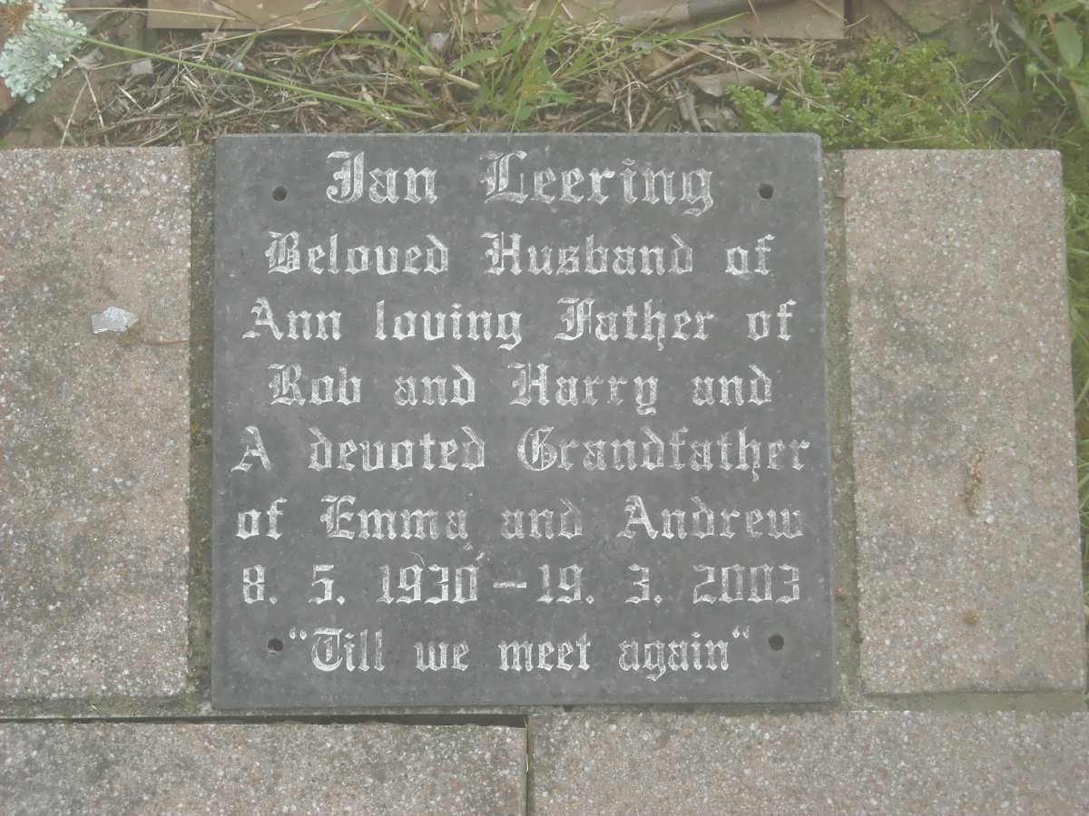 LEERING Jan 1930-2003