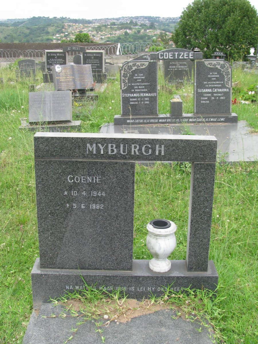 MYBURGH Coenie 1944-1982