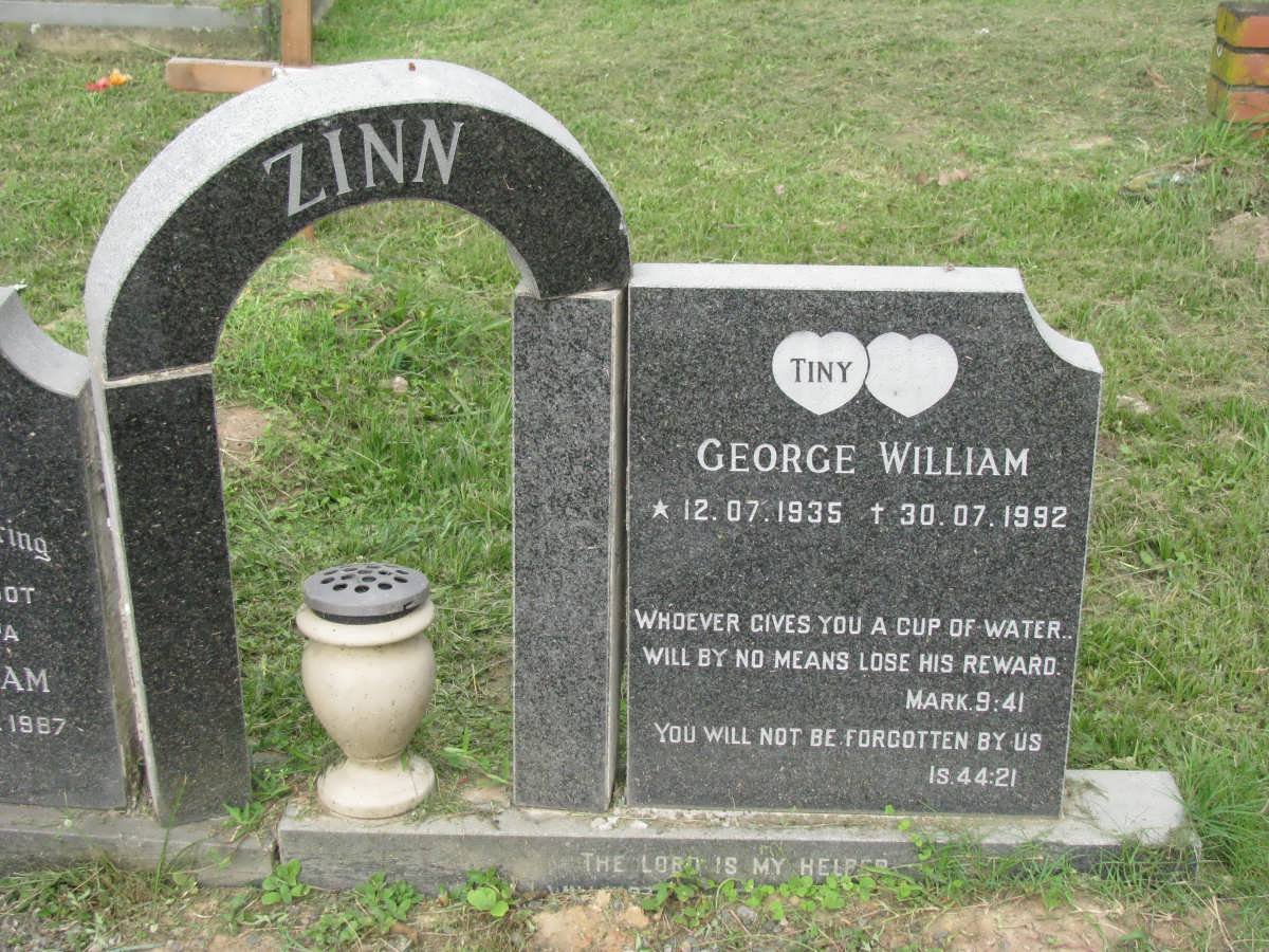ZINN George William 1935-1992