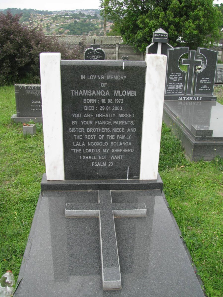 MLOMBI Thamsanqa 1973-2003