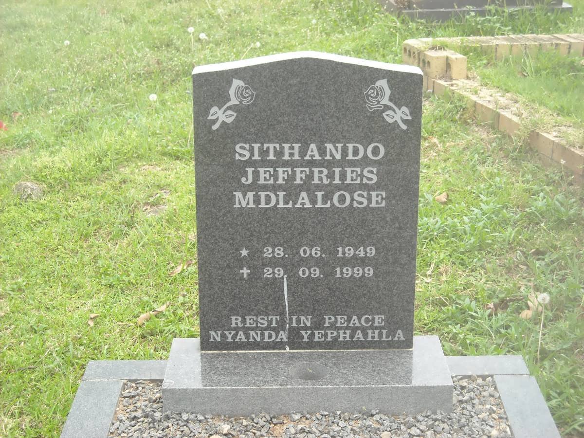 MDLALOSE Sithando Jeffries 1949-1999