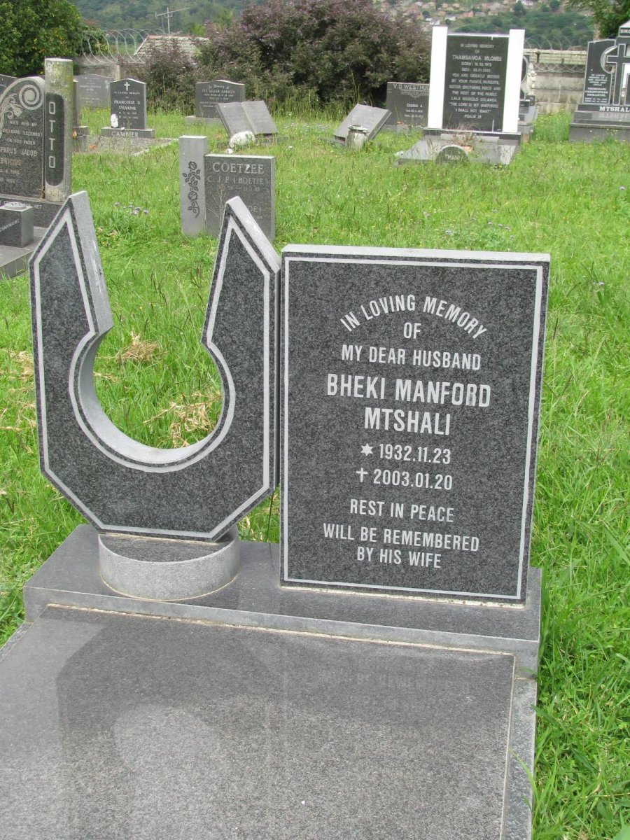MTSHALI Bheki Manford 1932-2003