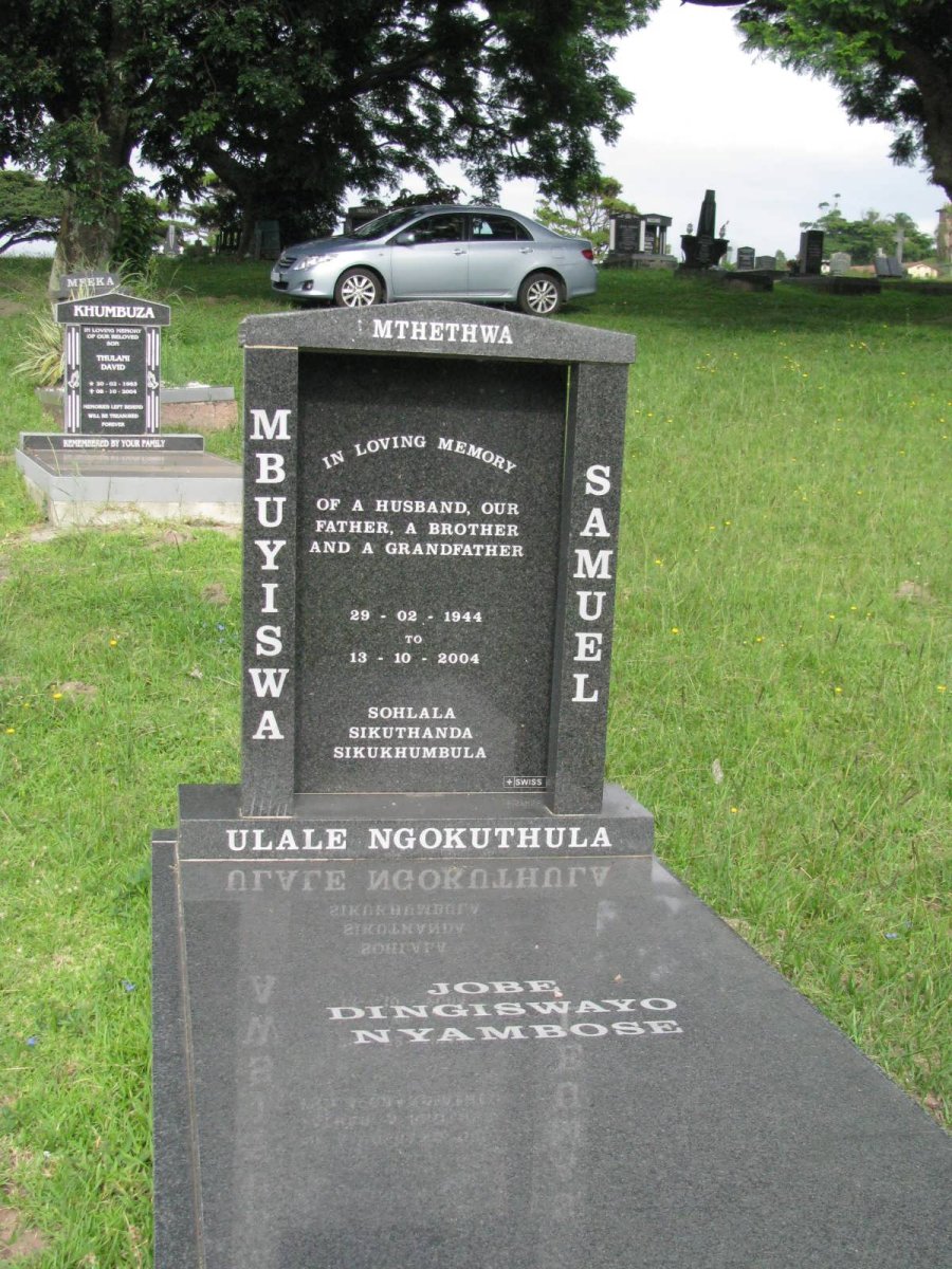 MBUYISWA Samuel 1944-2004