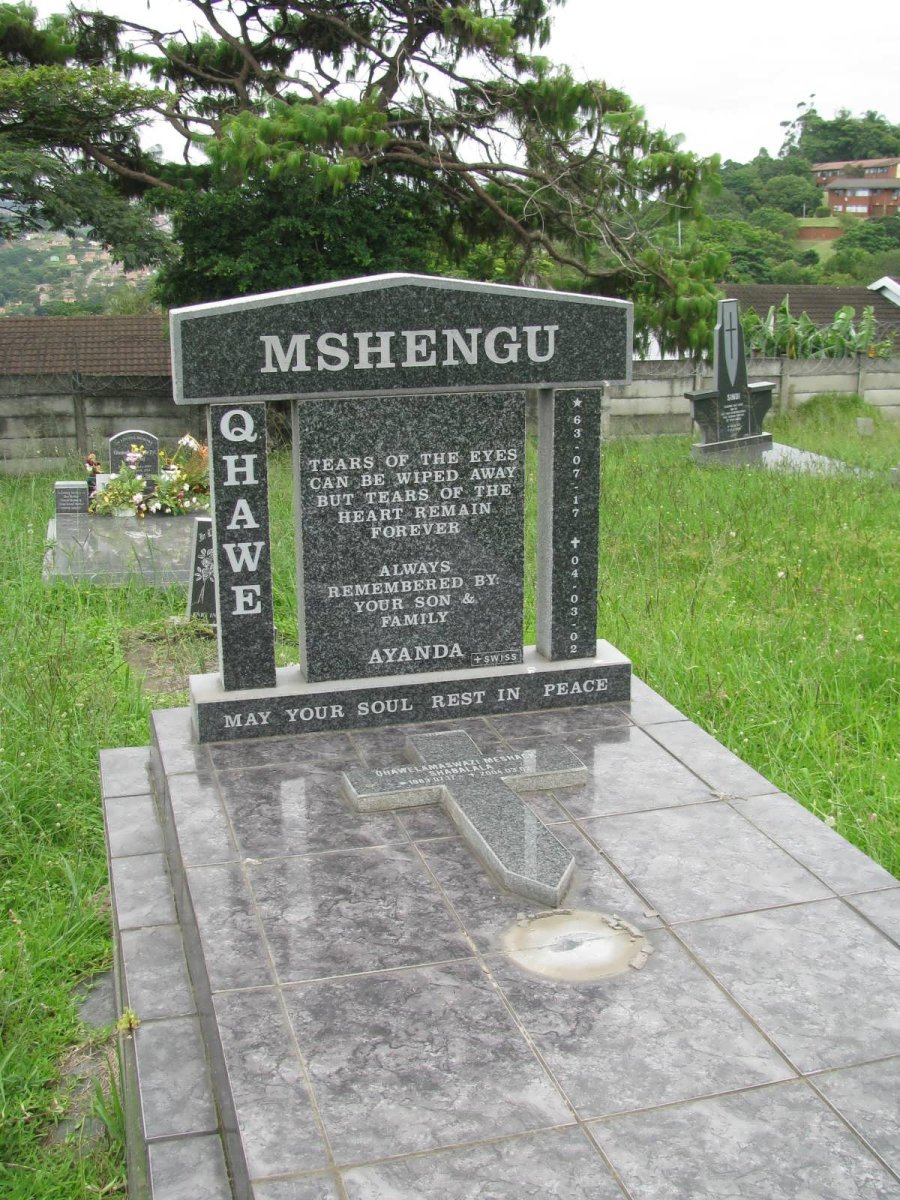 MSHENGU Qhawa 1963-2004