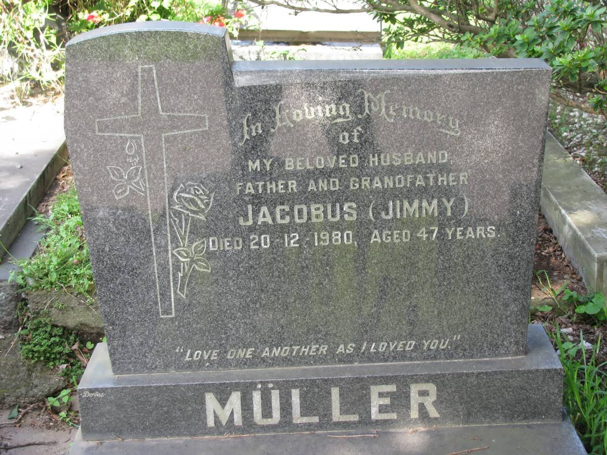 MULLER Jacobus -1980