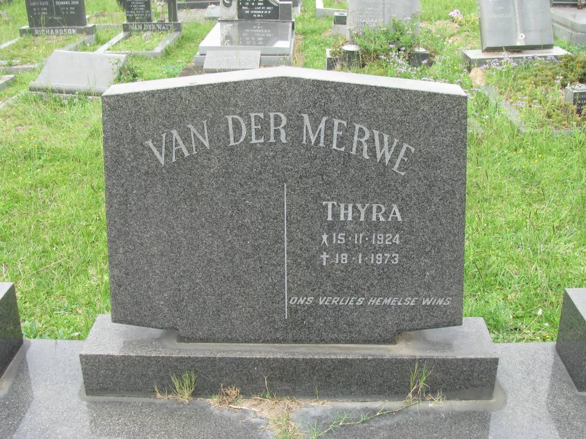 MERWE Thyra, van der 1924-1973