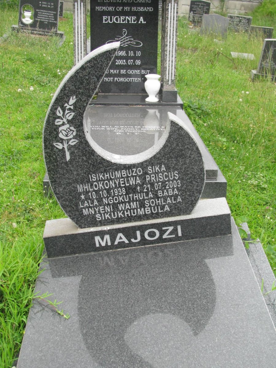 MAJOZI Mhlokonyelwa Priscus 1938-2003
