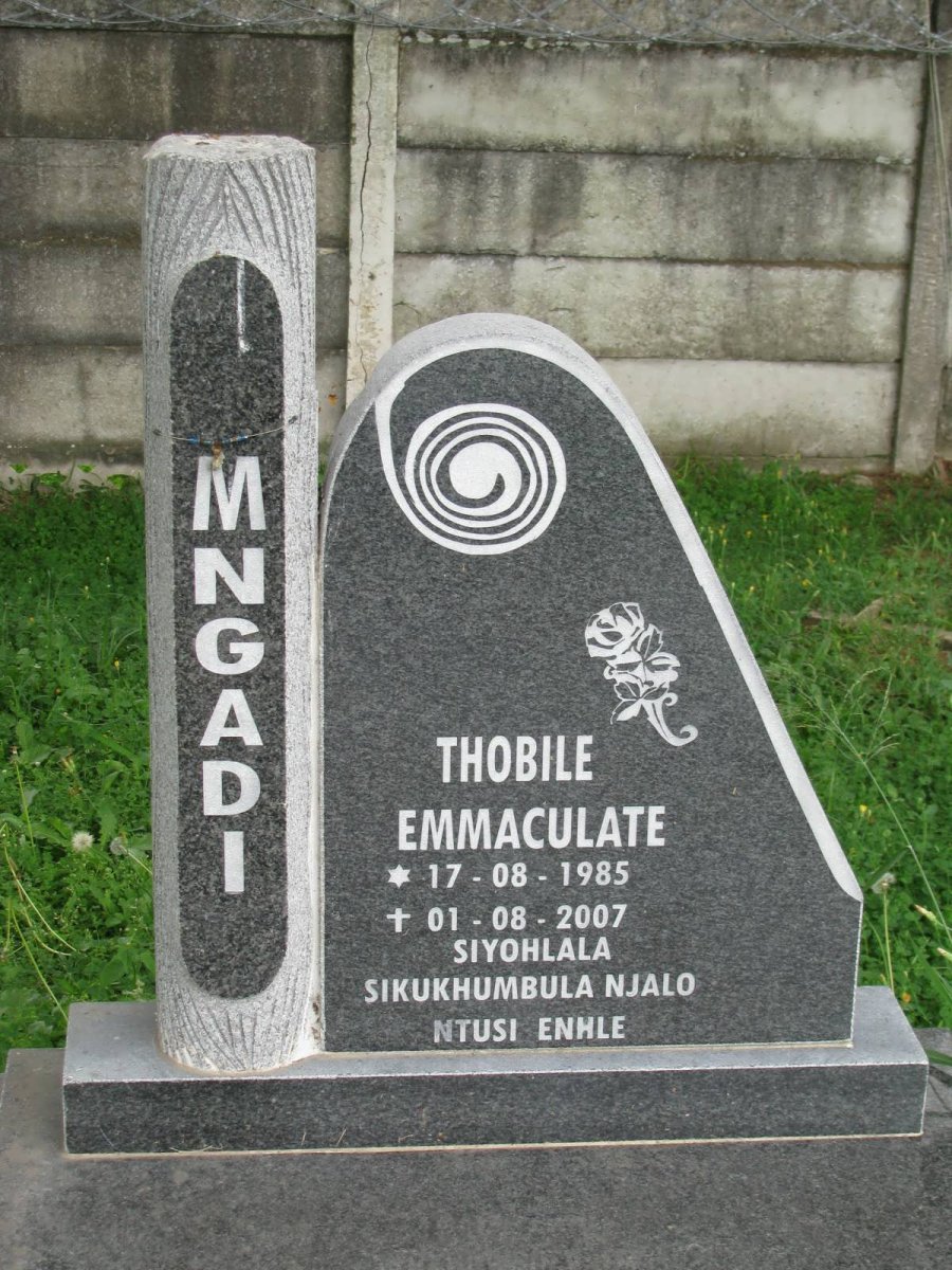 MNGADI Thobile Emmaculate 1985-2007