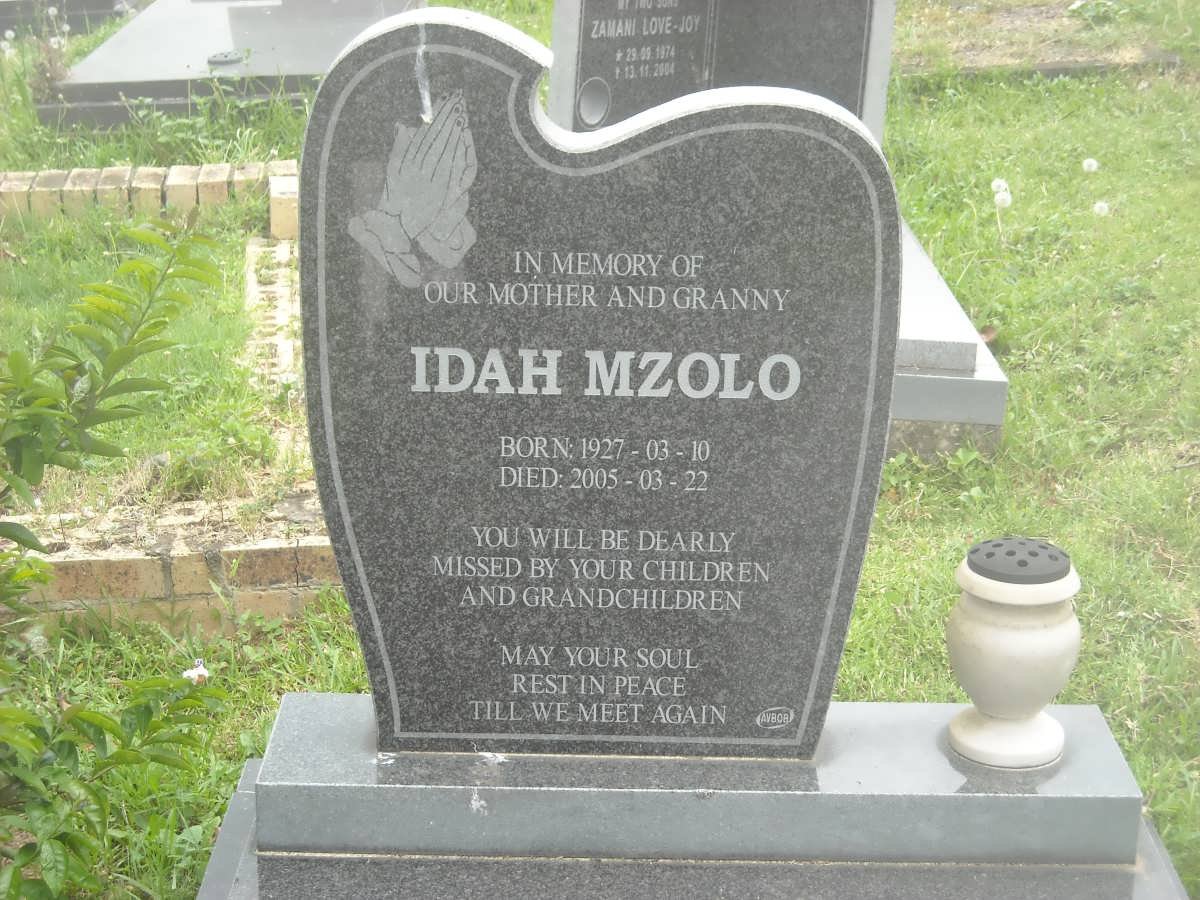 MZOLO Idah 1927-2005