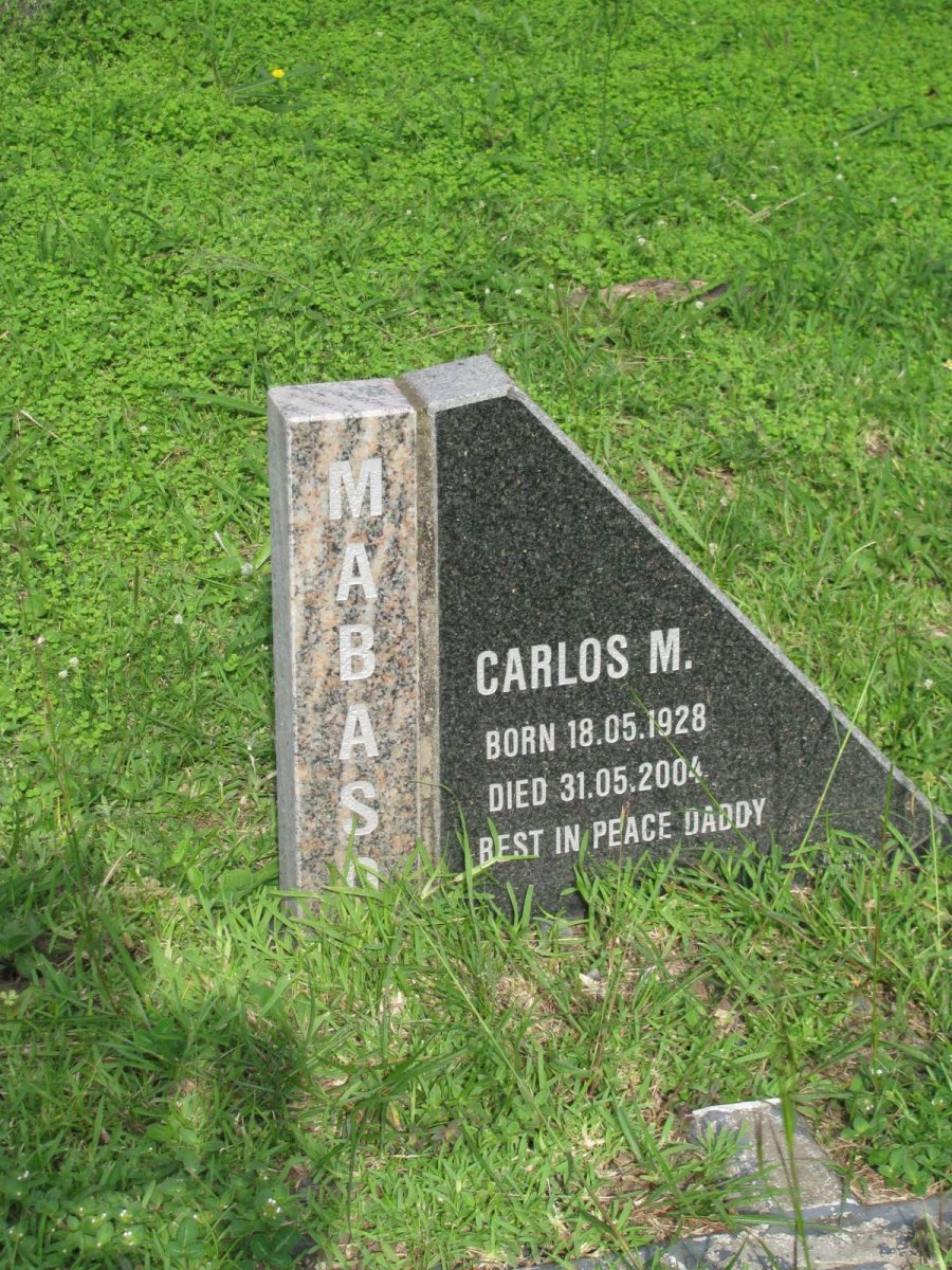 MABASO Carlos M. 1928-2004