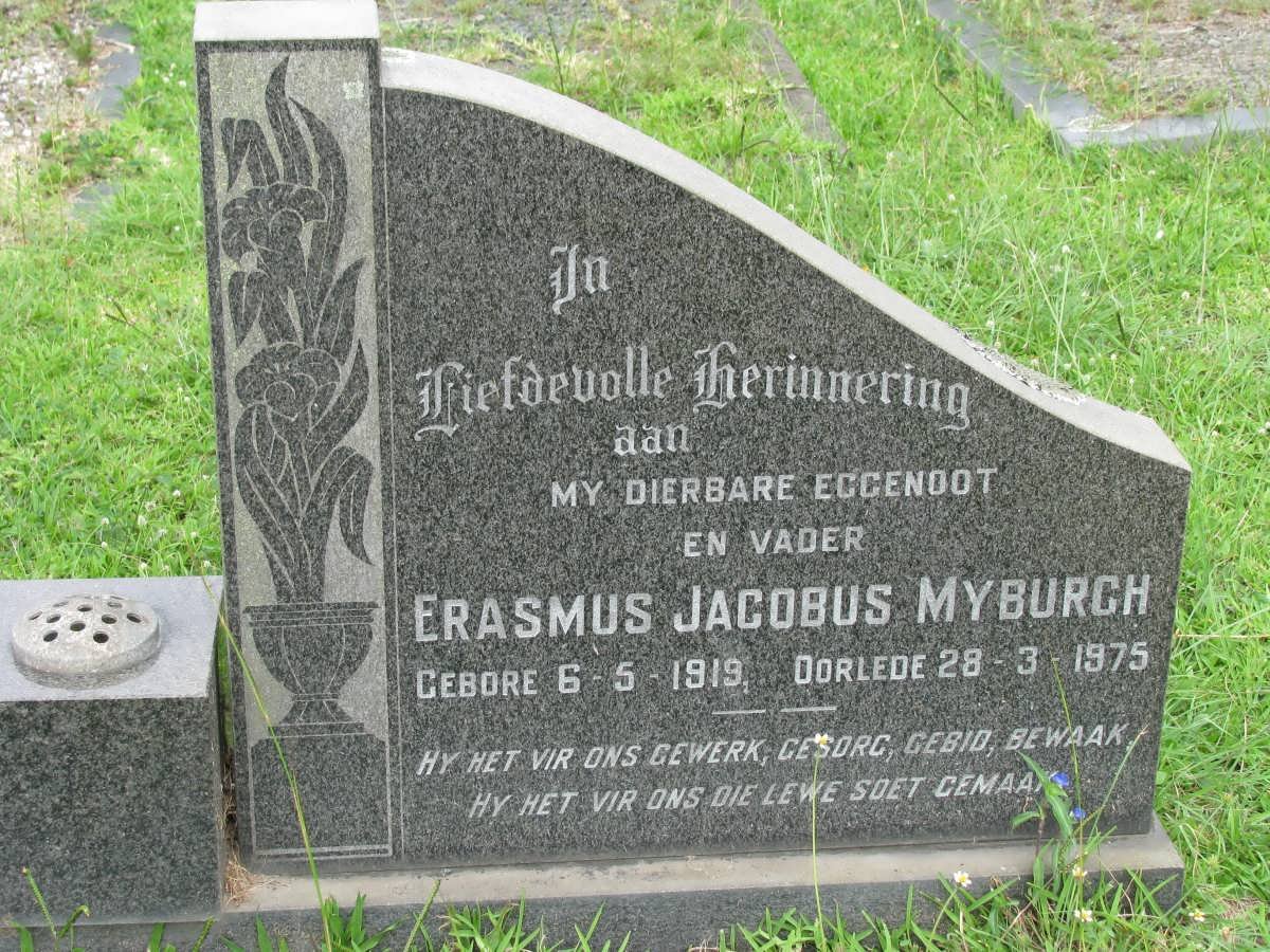 MYBURGH Erasmus Jacobus 1919-1975