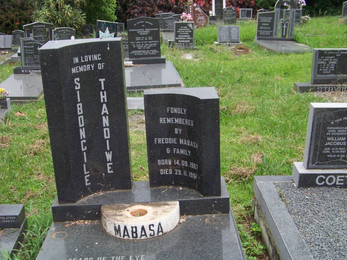 MABASA Sibongile Thandiwe 1967-1997