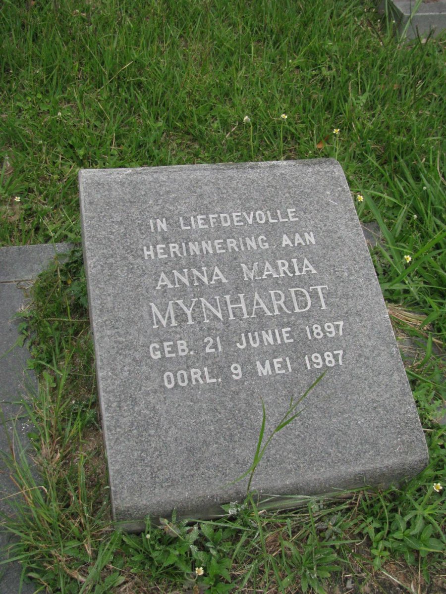 MYNHARDT Anna Maria 1897-1987