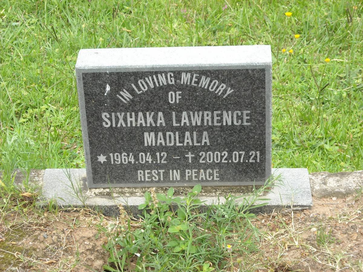 MADLALA Sixhaka Lawrence 1964-2002
