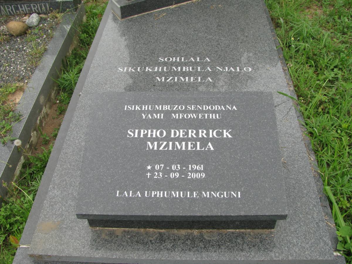 MZIMELA Sipho Derrick 1961-2009
